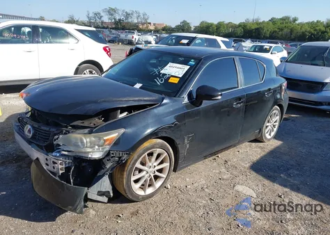 2013 Lexus Ct 200 z USA, uszkodzony, nr VIN JTHKD5BH2D2162976